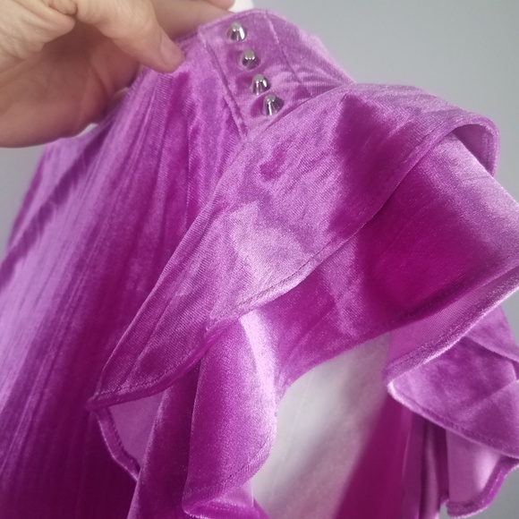 Ellen Tracy Lavender Top Sz S - Picture 7 of 7